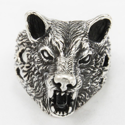Wild Beast Bear 925 Sterling Silver Ring 