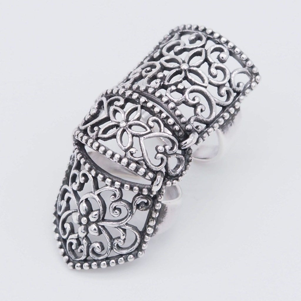 Full Finger Armour Claw Articulated Ring